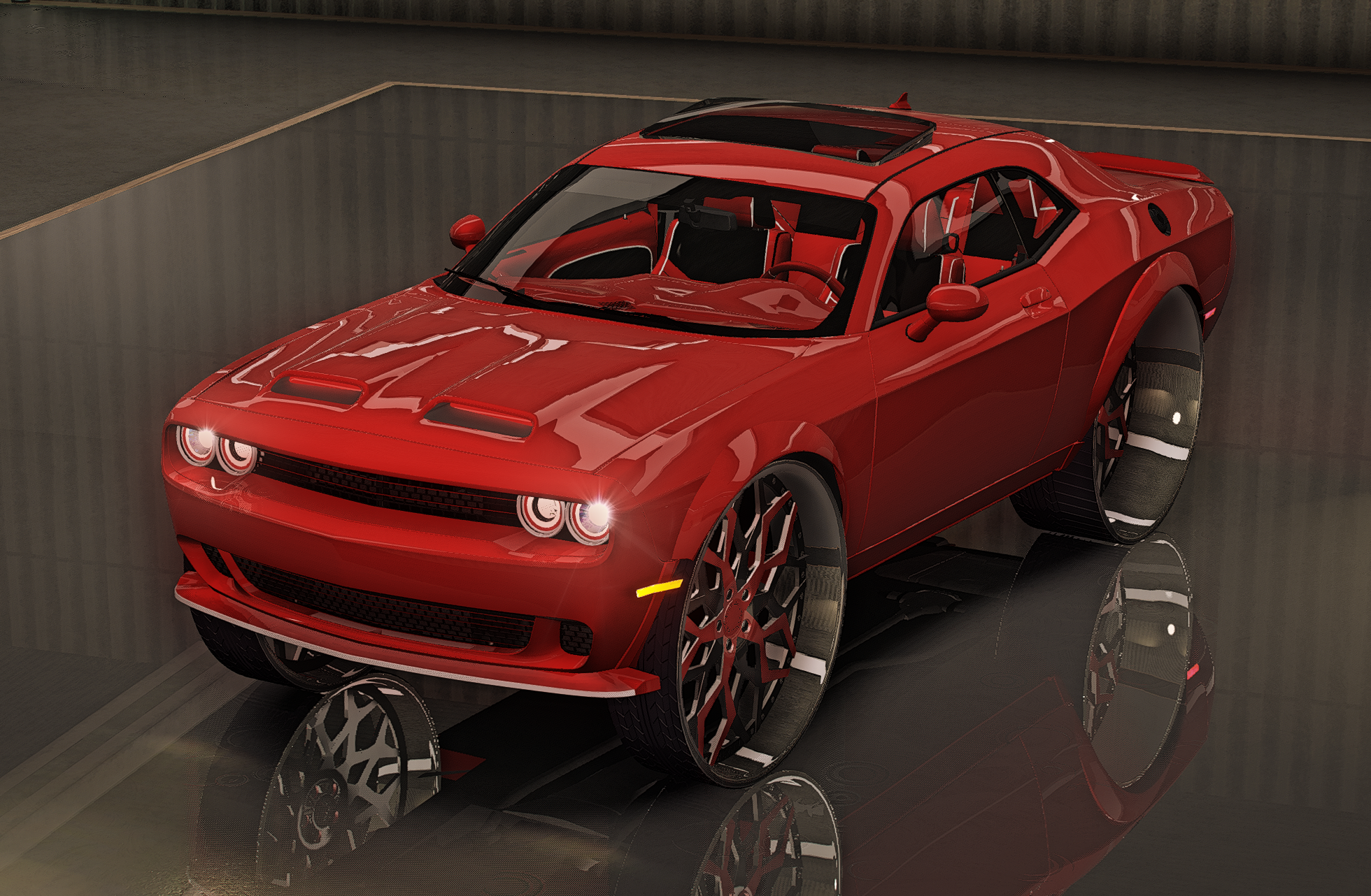 Dodge Challenger Hellcat Donk