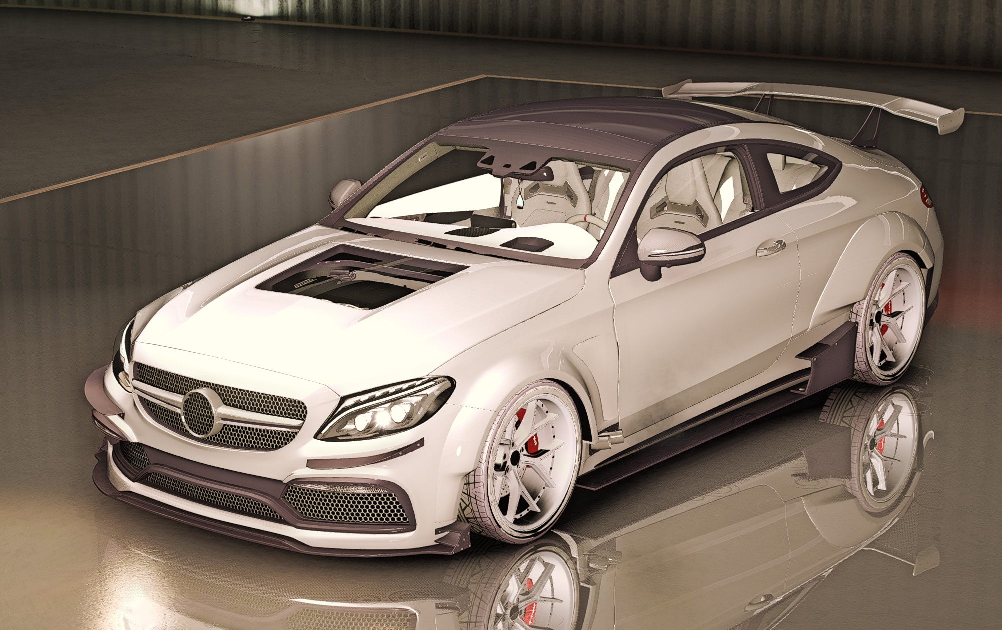 Mercedes-Benz C63 AMG Hachi